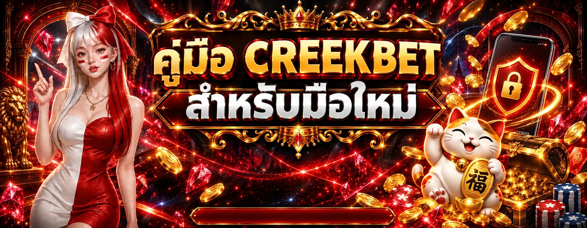 CREEKBET คู่มือมือใหม่ สมัคร ฝากถอน และเลือกเกม